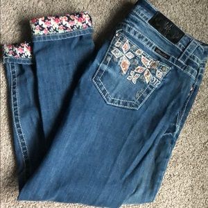 Miss Me cropped jeans